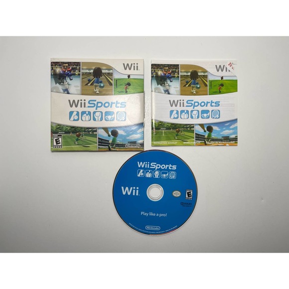 Wii Sports Paper Sleeve Version Nintendo Wii 2007 Game + Manual Complete